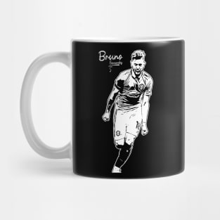 Bruno fernandes, soccer player Midfielder Mug